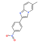 Imidazo[1,2-a]pyridine, 6-methyl-2-(4-nitrophenyl)-