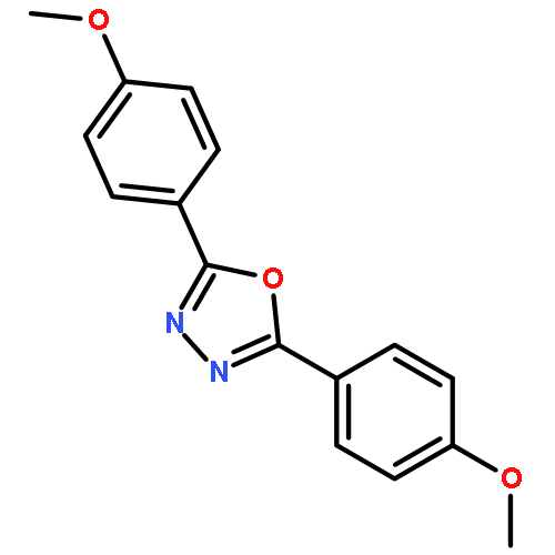 1,3,4-Oxadiazole,2,5-bis(4-methoxyphenyl)-