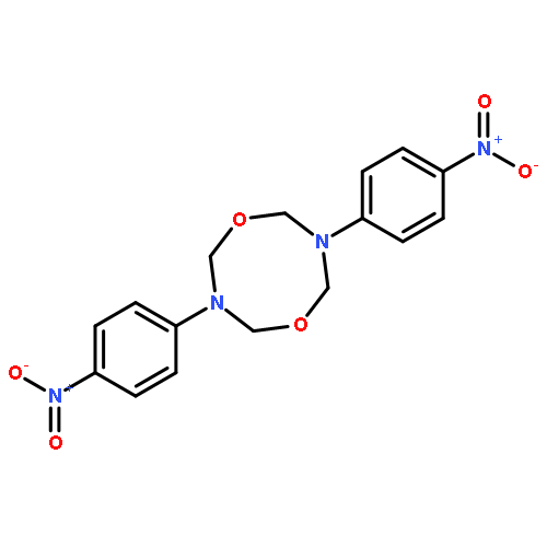 2H,6H-1,5,3,7-Dioxadiazocine, tetrahydro-3,7-bis(4-nitrophenyl)-