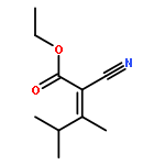 2-Pentenoic acid, 2-cyano-3,4-dimethyl-, ethyl ester