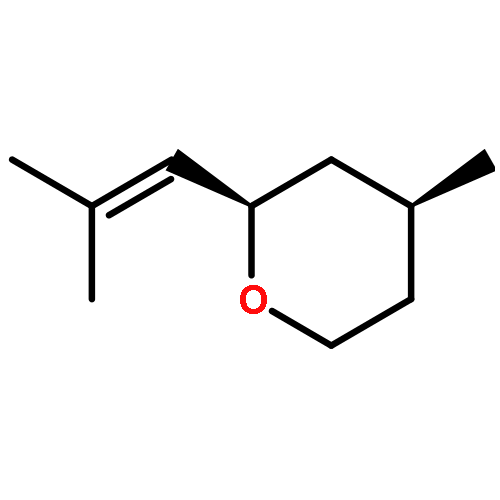 2H-Pyran, tetrahydro-4-methyl-2-(2-methyl-1-propenyl)-, (2R,4S)-rel-