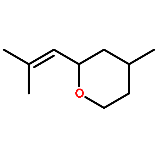 2H-Pyran, tetrahydro-4-methyl-2-(2-methyl-1-propenyl)-, trans-