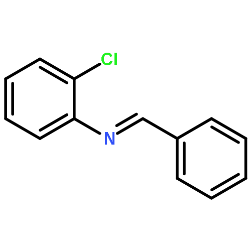 Benzenamine, 2-chloro-N-(phenylmethylene)-