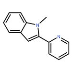 1H-Indole, 1-methyl-2-(2-pyridinyl)-