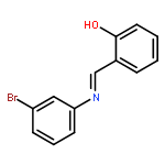 Phenol, 2-[[(3-bromophenyl)imino]methyl]-