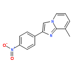 IMIDAZO[1,2-A]PYRIDINE, 8-METHYL-2-(4-NITROPHENYL)-