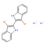 [2,2'-Bi-1H-indole]-3,3'-diol,sodium salt (1:2)