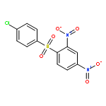 Benzene, 1-[(4-chlorophenyl)sulfonyl]-2,4-dinitro-