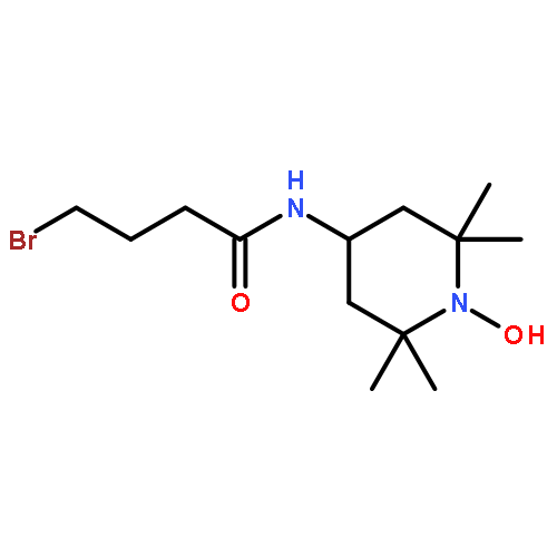 1-Piperidinyloxy, 4-[(4-bromo-1-oxobutyl)amino]-2,2,6,6-tetramethyl-