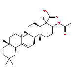 Olean-12-en-23-oic acid, 3-(acetyloxy)-, (3α,4β)-