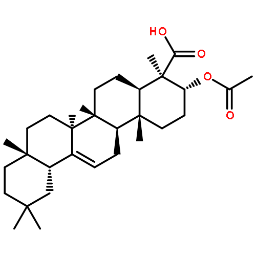 Olean-12-en-23-oic acid, 3-(acetyloxy)-, (3α,4β)-