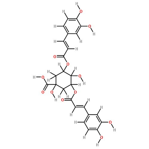 (-) 3,5-dicaffeoyl quinic acid