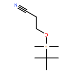 Propanenitrile, 3-[[(1,1-dimethylethyl)dimethylsilyl]oxy]-