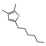 Furan, 5-hexyl-2,3-dimethyl-