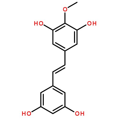 1,3-Benzenediol, 5-[(1E)-2-(3,5-dihydroxyphenyl)ethenyl]-2-methoxy-