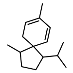 (1S,5S)-1β,8-Dimethyl-4β-(1-methylethyl)spiro[4.5]deca-6,8-diene