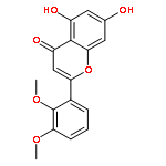 4H-1-Benzopyran-4-one,2-(2,3-dimethoxyphenyl)-5,7-dihydroxy-