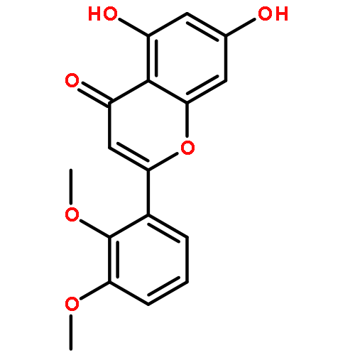 4H-1-Benzopyran-4-one,2-(2,3-dimethoxyphenyl)-5,7-dihydroxy-