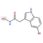 1H-INDOLE-3-ACETAMIDE, 5-BROMO-N-HYDROXY-