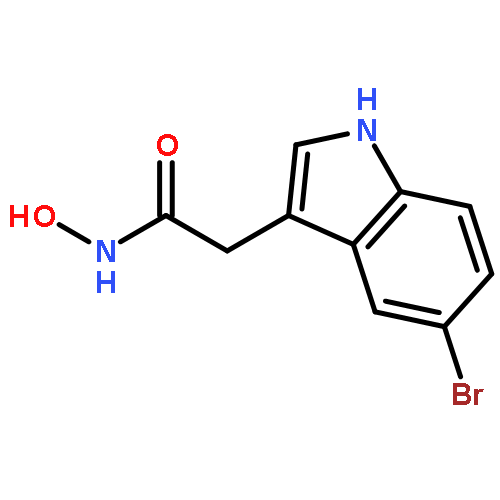 1H-INDOLE-3-ACETAMIDE, 5-BROMO-N-HYDROXY-