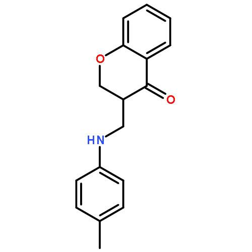 4H-1-Benzopyran-4-one,2,3-dihydro-3-[[(4-methylphenyl)amino]methyl]-