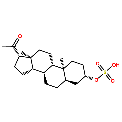 Pregnan-20-one, 3-(sulfooxy)-, (3b,5b)-