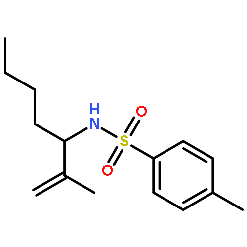 Benzenesulfonamide, 4-methyl-N-[1-(1-methylethenyl)pentyl]-