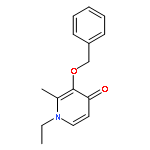 4(1H)-Pyridinone, 1-ethyl-2-methyl-3-(phenylmethoxy)-