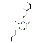 4(1H)-PYRIDINONE, 1-BUTYL-2-METHYL-3-(PHENYLMETHOXY)-