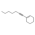 CYCLOHEXENE, 1-(1-HEPTYNYL)-