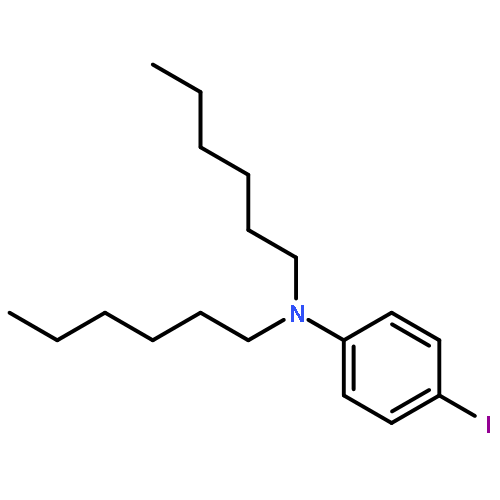 Benzenamine, N,N-dihexyl-4-iodo-