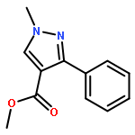 1H-PYRAZOLE-4-CARBOXYLIC ACID, 1-METHYL-3-PHENYL-, METHYL ESTER