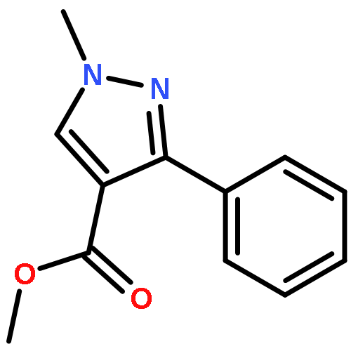 1H-PYRAZOLE-4-CARBOXYLIC ACID, 1-METHYL-3-PHENYL-, METHYL ESTER