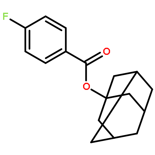 BENZOIC ACID, 4-FLUORO-, TRICYCLO[3.3.1.13,7]DEC-1-YL ESTER