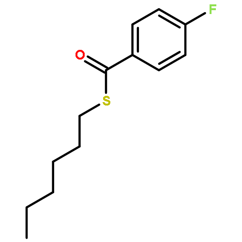 BENZENECARBOTHIOIC ACID, 4-FLUORO-, S-HEXYL ESTER