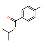 Benzenecarbothioic acid, 4-fluoro-, S-(1-methylethyl) ester