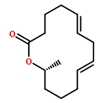 [6Z,9Z,14R,(-)]-14-Methyloxacyclotetradeca-6,9-diene-2-one