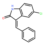 2H-Indol-2-one, 5-chloro-1,3-dihydro-3-(phenylmethylene)-, (3E)-