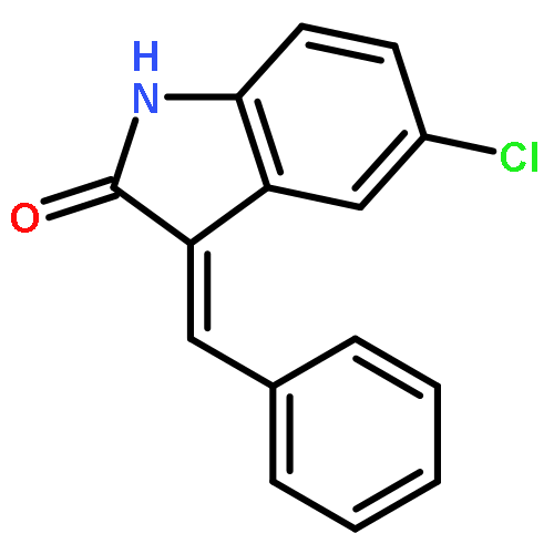 2H-Indol-2-one, 5-chloro-1,3-dihydro-3-(phenylmethylene)-, (3E)-