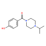 Piperazine, 1-(4-hydroxybenzoyl)-4-(1-methylethyl)-