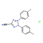 2,3-bis(4-methylphenyl)tetrazol-2-ium-5-carbonitrile;chloride