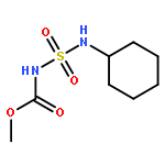 Carbamic acid, [(cyclohexylamino)sulfonyl]-, methyl ester