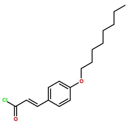 2-PROPENOYL CHLORIDE, 3-[4-(OCTYLOXY)PHENYL]-