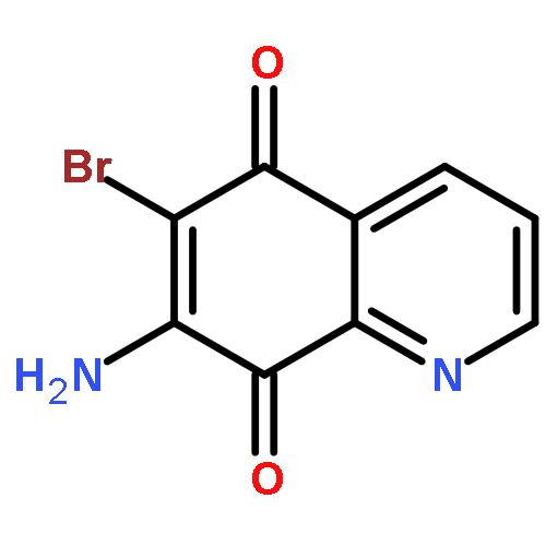 5,8-Quinolinedione, 7-amino-6-bromo-