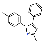 1H-PYRAZOLE, 3-METHYL-1-(4-METHYLPHENYL)-5-PHENYL-