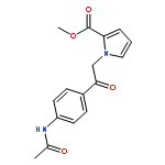 1H-Pyrrole-2-carboxylic acid, 1-[2-[4-(acetylamino)phenyl]-2-oxoethyl]-,methyl ester