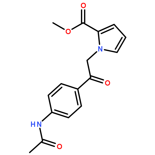 1H-Pyrrole-2-carboxylic acid, 1-[2-[4-(acetylamino)phenyl]-2-oxoethyl]-,methyl ester