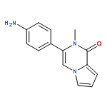 Pyrrolo[1,2-a]pyrazin-1(2H)-one, 3-(4-aminophenyl)-2-methyl-