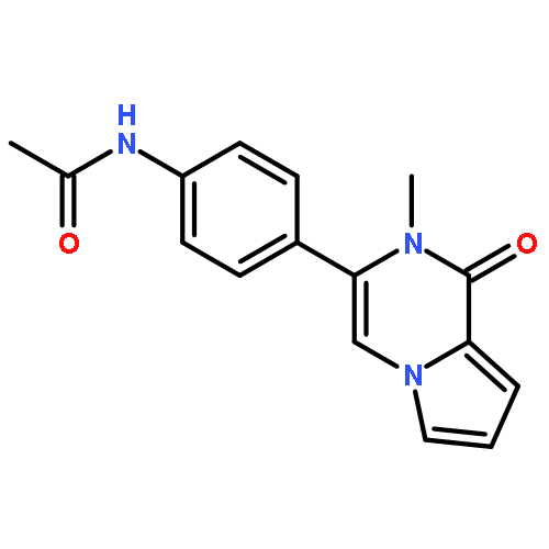 Acetamide,N-[4-(1,2-dihydro-2-methyl-1-oxopyrrolo[1,2-a]pyrazin-3-yl)phenyl]-