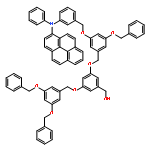 Benzenemethanol,3-[[3,5-bis(phenylmethoxy)phenyl]methoxy]-5-[[3-(phenylmethoxy)-5-[[3-(phenyl-1-pyrenylamino)phenyl]methoxy]phenyl]methoxy]-